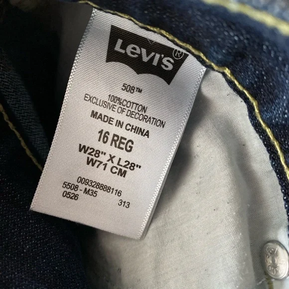 levis 508 taper - Picture 6 of 6